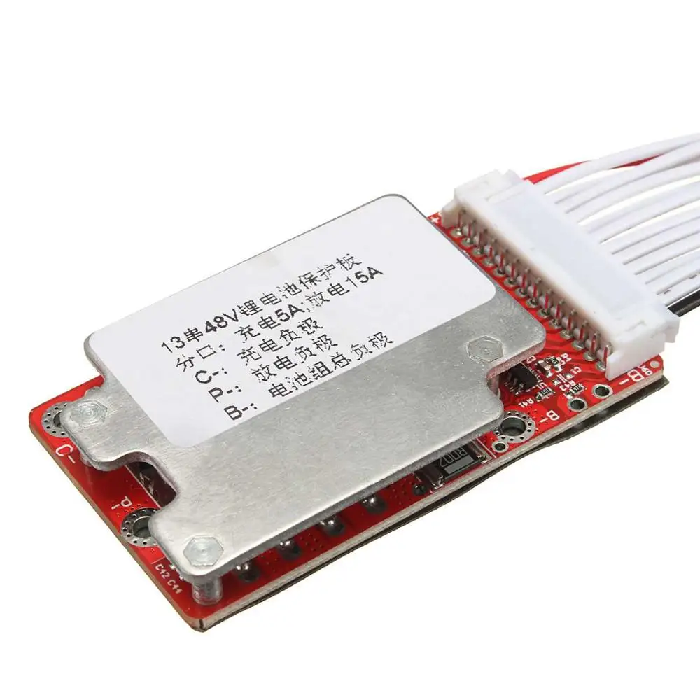 1 шт. 48 в 13S BMS литий ионный аккумулятор 18650 печатная плата PCM PCB 15A 45A 20x3 6 В/3 7 в/4 2