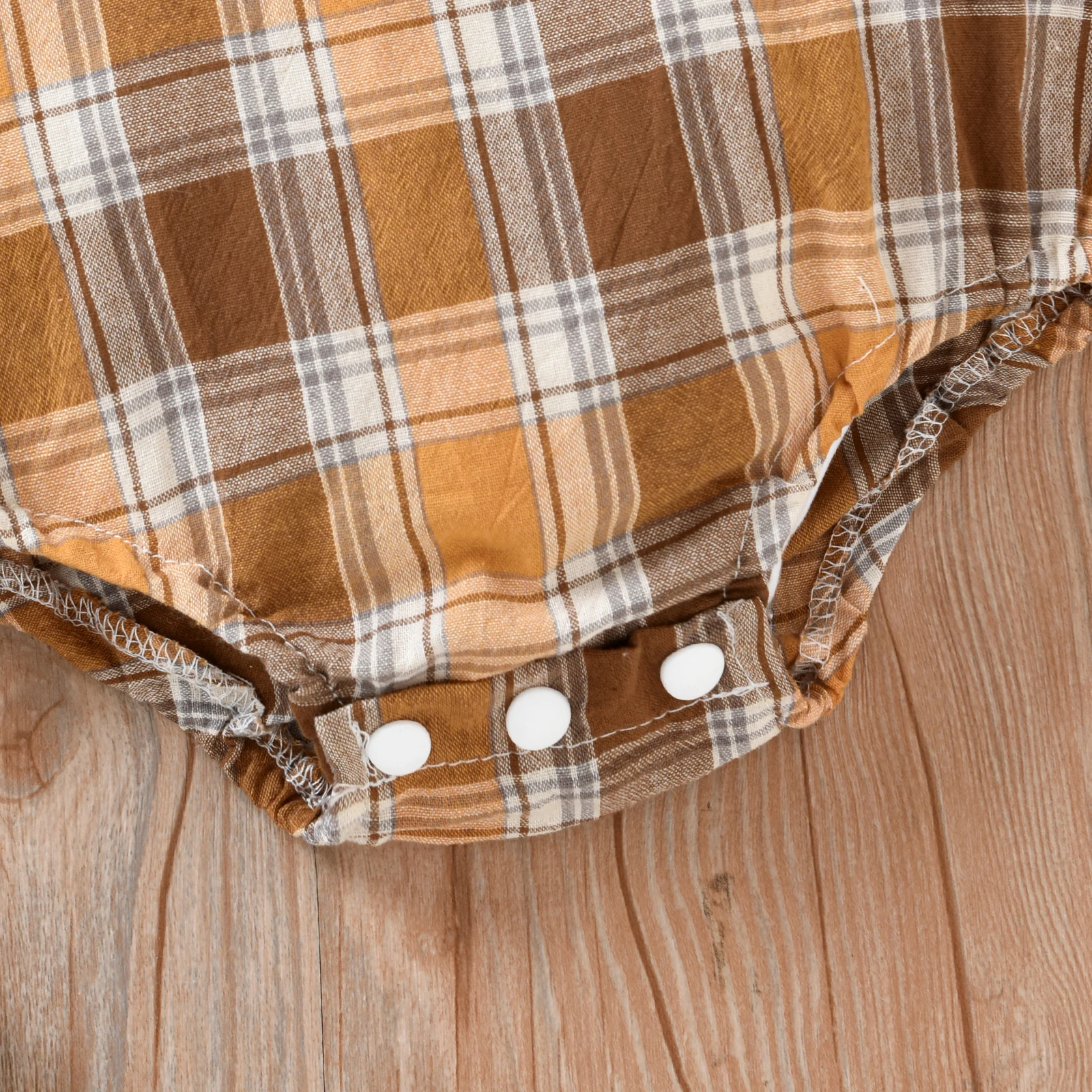 Модный костюм для новорожденных мальчиков из двух предметов с клетчатым узором