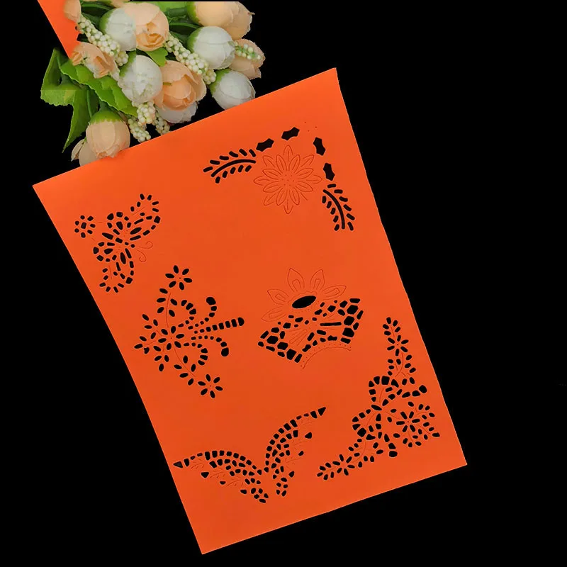 

Hollow Butterfly Scrapbooking DIY Metal Cutting Dies Embossing Craft Knife Mould Template Stencil Decoratieve Blade Punch