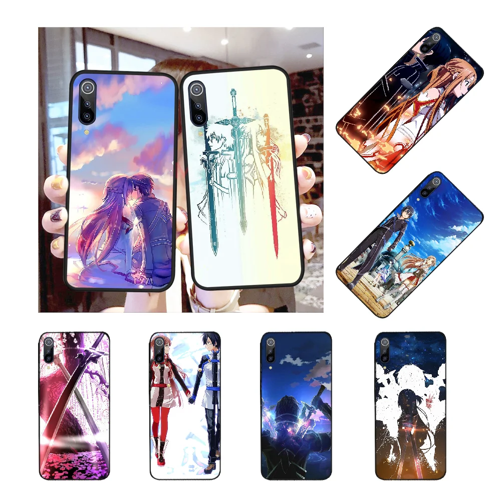 NBDRUICAI Sword Art Online kiito and asuna уникальный дизайн чехол для телефона Redmi Note 8 8A 7 6 6A 5 5A 4 4X 4A