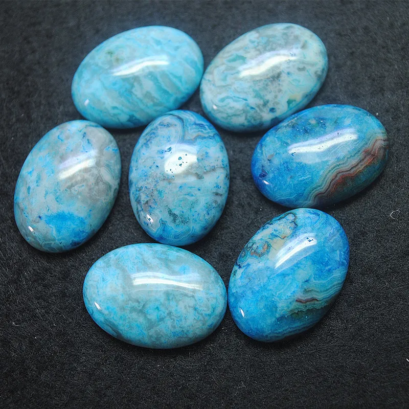 10 шт. натуральный драгоценный камень кабошоны овальной формы 18x25 мм аксессуары