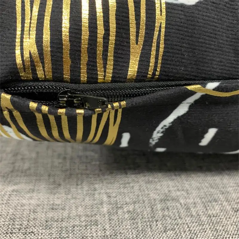 

Shiny Foil Printing Christmas Easter Eggs Square Cushion Cover Throw Pillowcase Modern From Factory