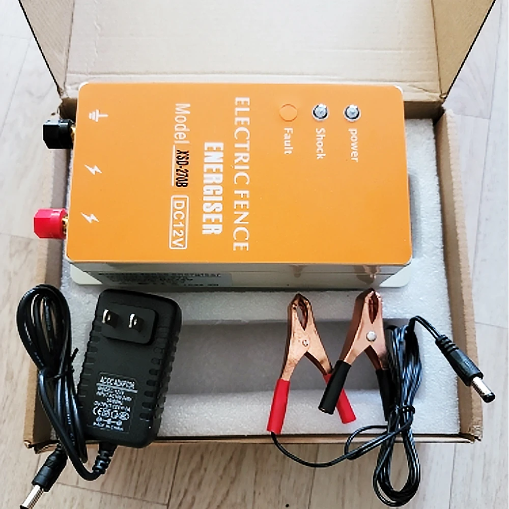 

Electric Fence for Animals Solar Fence Energizer Charger High Voltage Pulse Controller Poultry Farm Electric Fence Insulators