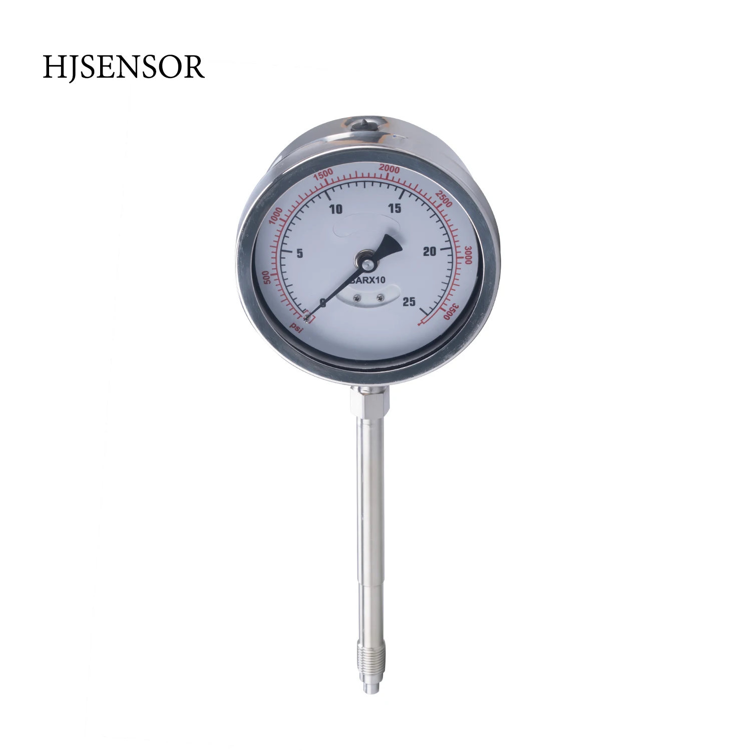 

High temperature pressure gauge Viscous liquid Diaphragm melt pressure gauge for Extrusion machine homogenizer