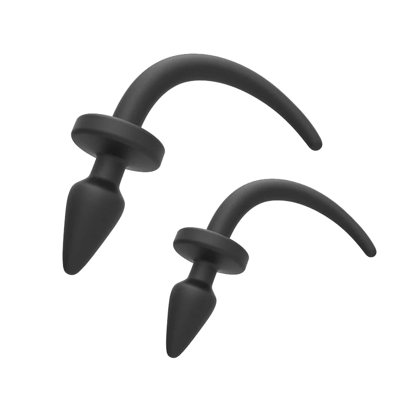 Silicone Dog Tails Butt Plug Slave Sex Toys for Woman Cosplay Anus Tail Anal Plugs Adult Games BDSM SM Prostate Massager Men | Красота и