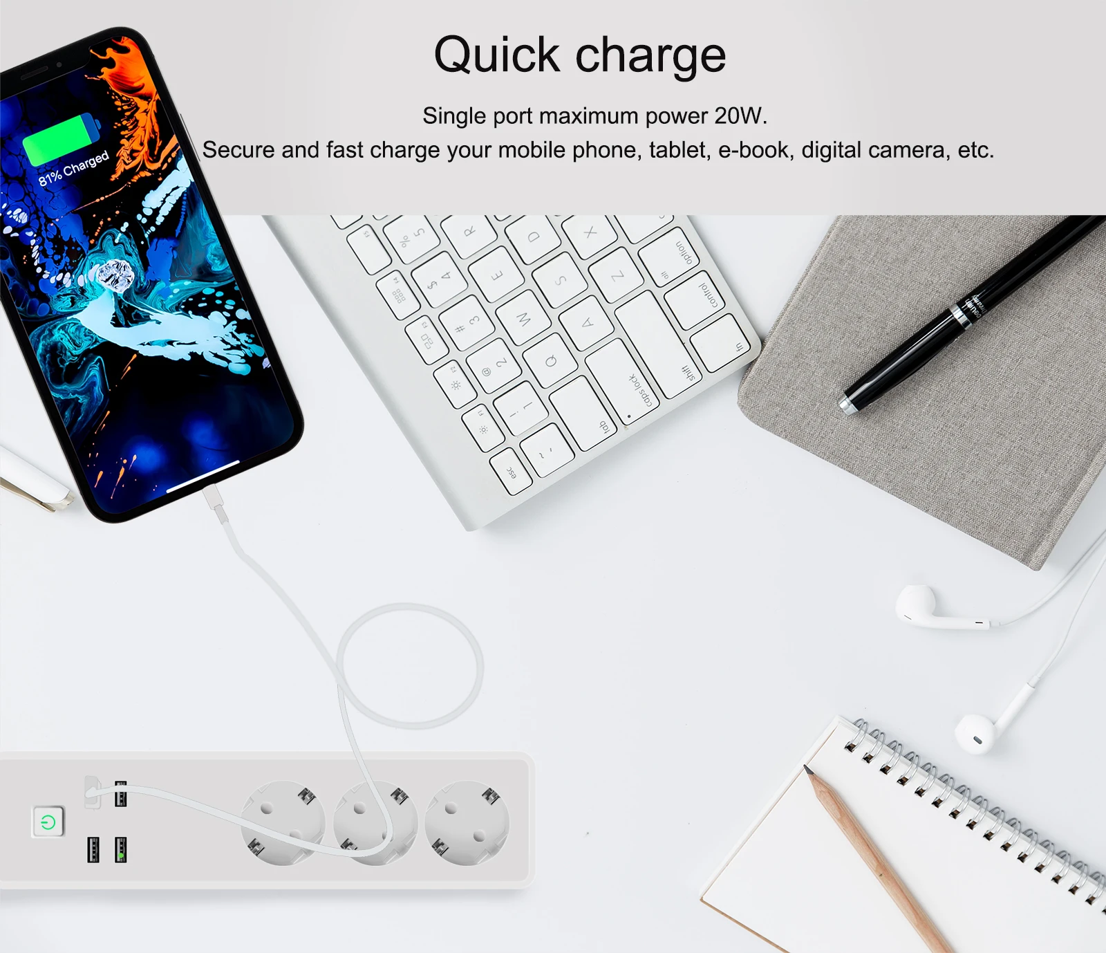 Tuya Wifi power Strip 3 ЕС умные розетки с 4 usb-портами умный дом приложение голосовой беспроводной пульт дистанционного управления работает с Alexa