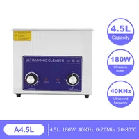 ultrasonic cleaner with knob control timer heater stainless baskets for jewelry glasses necklace rust oil washer 3l 4 5l