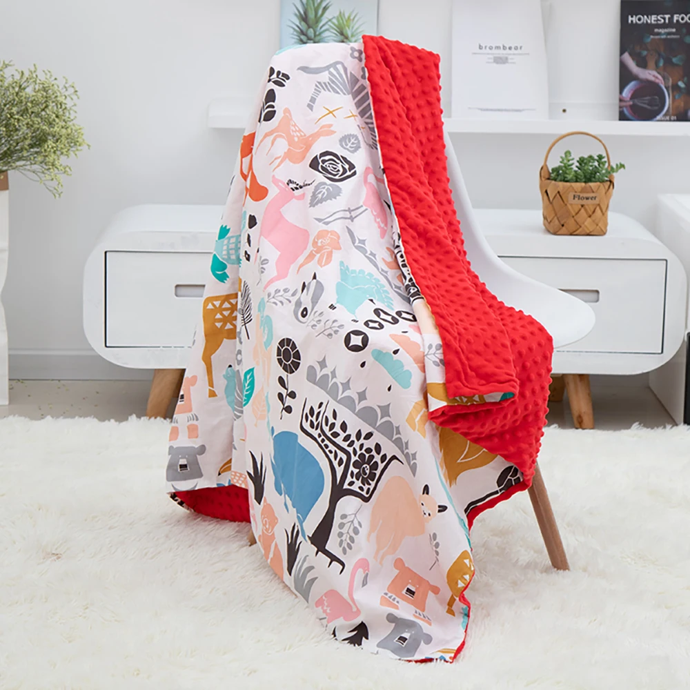 

insular infant baby boys girls cotton 100% blanket cartoon thin quilt toddler kids baby girls boys Bed accessories 0-8Y