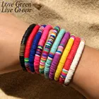 Браслет женский из мягкой глины, 6 мм, в стиле бохо