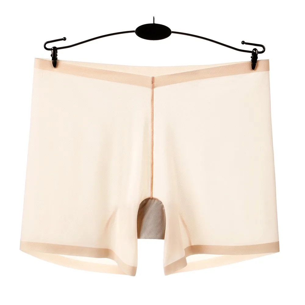 

Oversize Women Mesh Sheer Safety Pants Ultra-thin Underwear See-through Lingerie Knicker Panties Short Safety Knickers