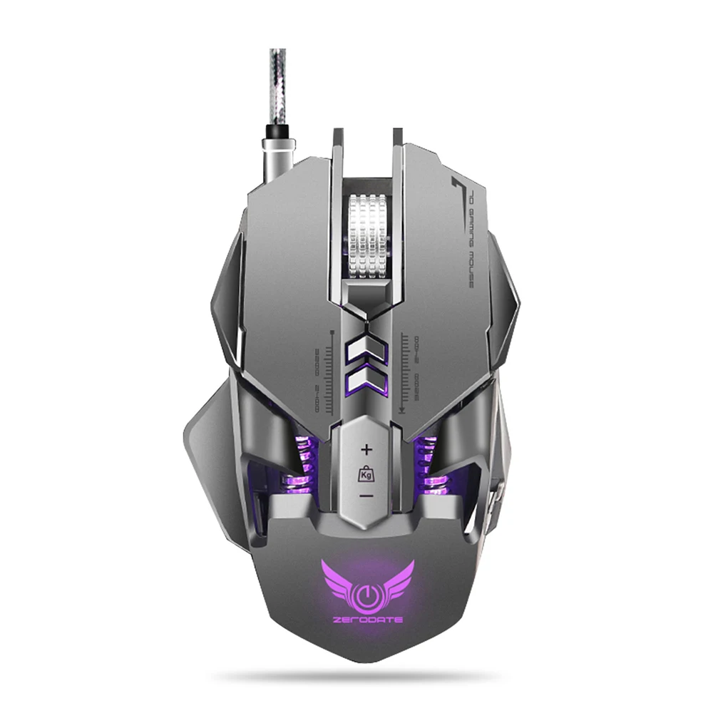 

NEW 7 Buttons USB Wired Gaming Mouse Mechanical Computer PC Mouse Mice 3200DPI LED Backlight for LOL DOTA2 Computer