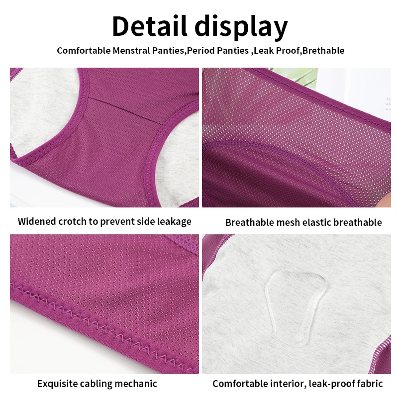 3 предмета в комплекте менструальные трусики гигиенические женское сексуальное