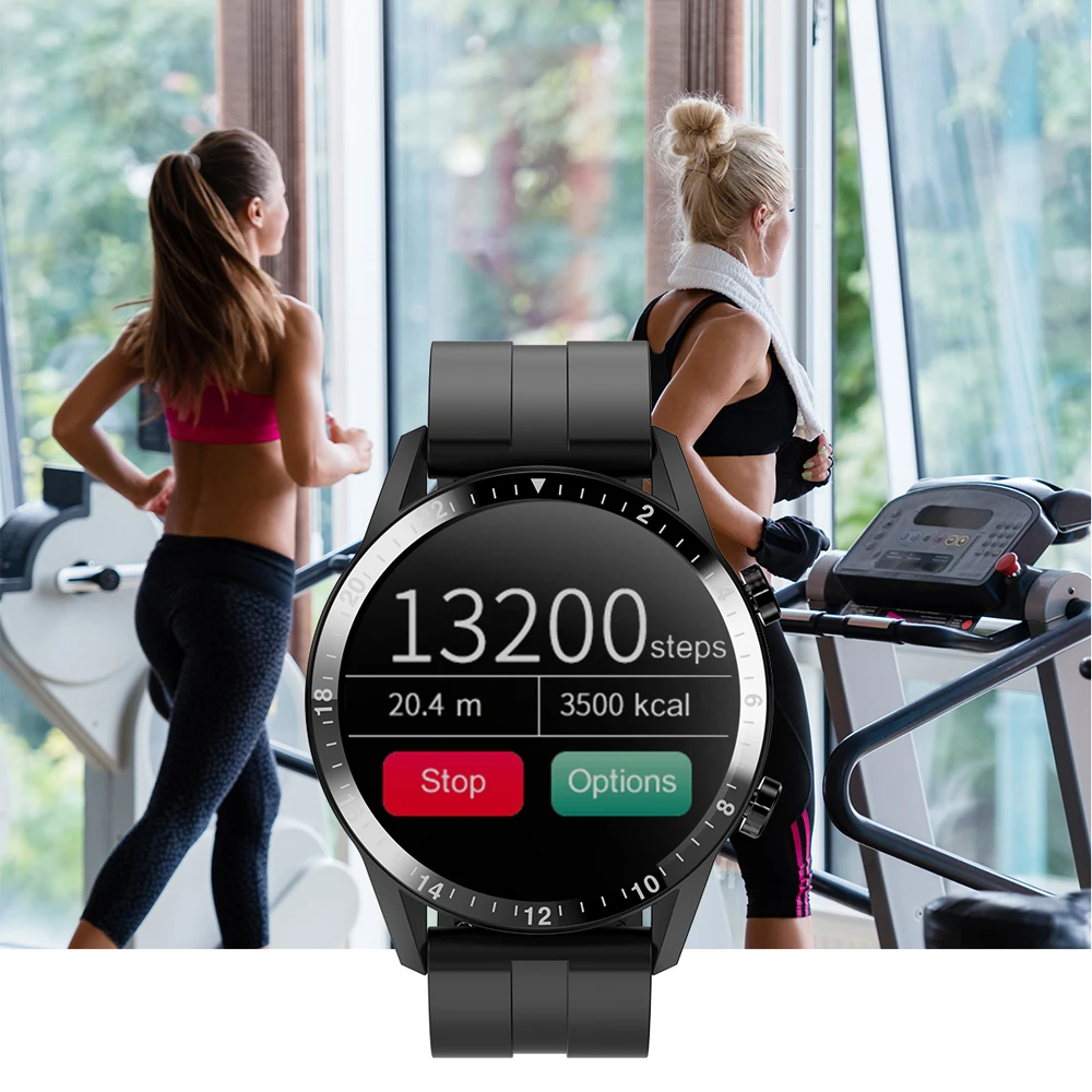 

G30 Men 2021 Sports Smart Watch 1.3"Full Round Touch Bluetooth Call IP67 Waterproof Heart Rate Blood Pressure Monitor Smartwatch