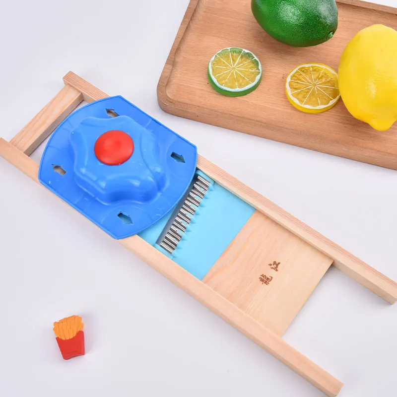Solid Wood Potato Grid Slicer Net Vegetable Corrugated Flower Cutter Wave Knife | Дом и сад
