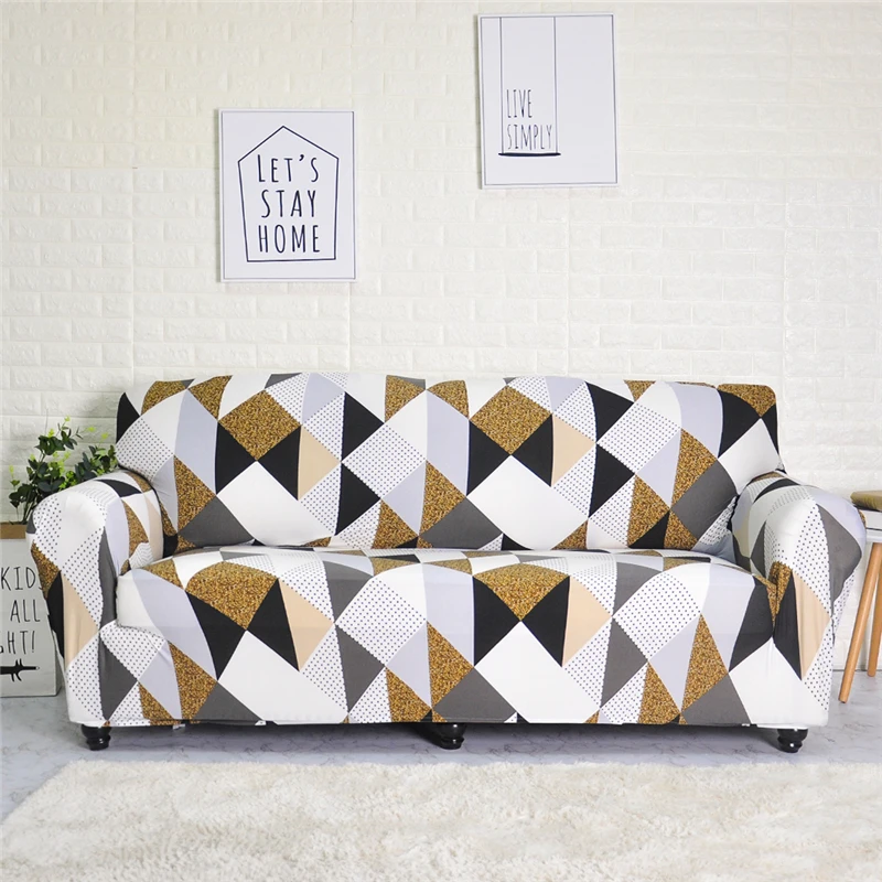 stretch sofa covers furniture protector polyester loveseat couch cover l 1234 seater arm chair cover for living room free global shipping