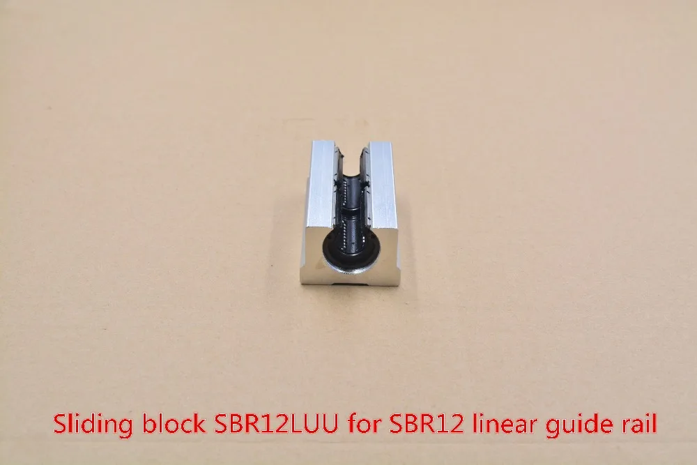 SBR12LUU алюминиевый блок 12 мм стандартная скользящая линейная направляющая