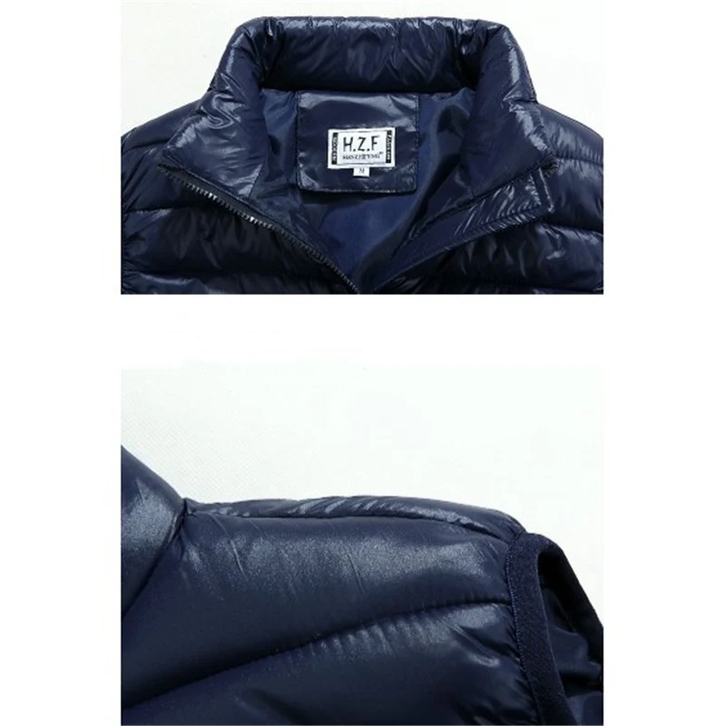 

Winter Casual Vest Men Down Cotton Sleeveless Jacket Windproof Thick Warm Waistcoat Plus Size 5XL 6XL Colete Masculino DS50960