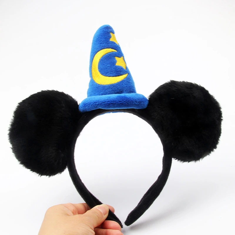 Повязка на голову с ушками Минни милая повязка Микки и аксессуары для волос день