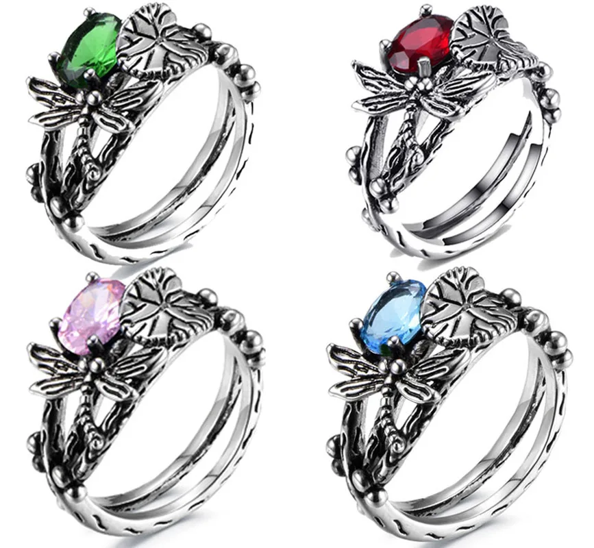 Женские серебряные кольца в античном стиле с фианитом | Украшения и аксессуары