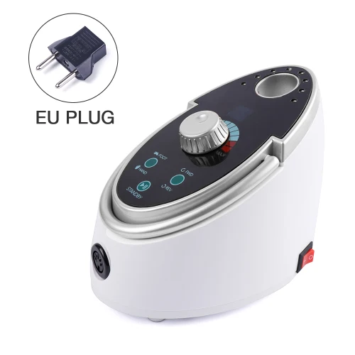 Silver EU Plug ForeverLily электрическая дрель для ногтей 35000 об/мин 65 Вт маникюр педикюр машина для Гель-лак для нейл-арта с керамической головкой для ногтей - Цвет: Silver EU Plug