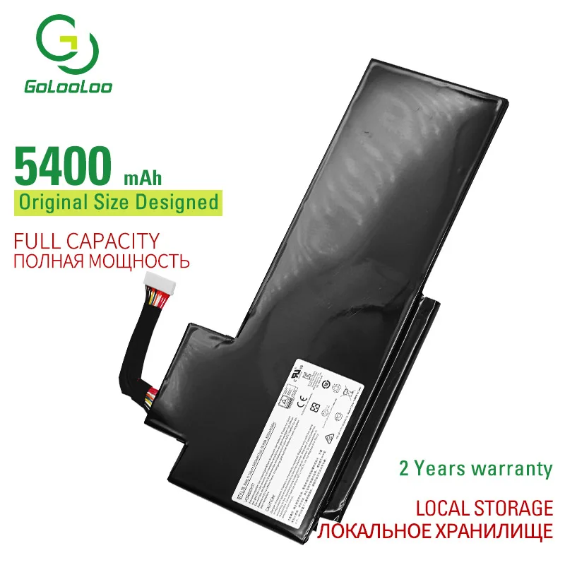 Аккумулятор для MSI GS70 2OD 2 шт. 5400 мА/ч 11 1 В 2PE 2QC 2QD 2QE GS72 BTY L76 MEDION X7613 MD98802|Аккумуляторы