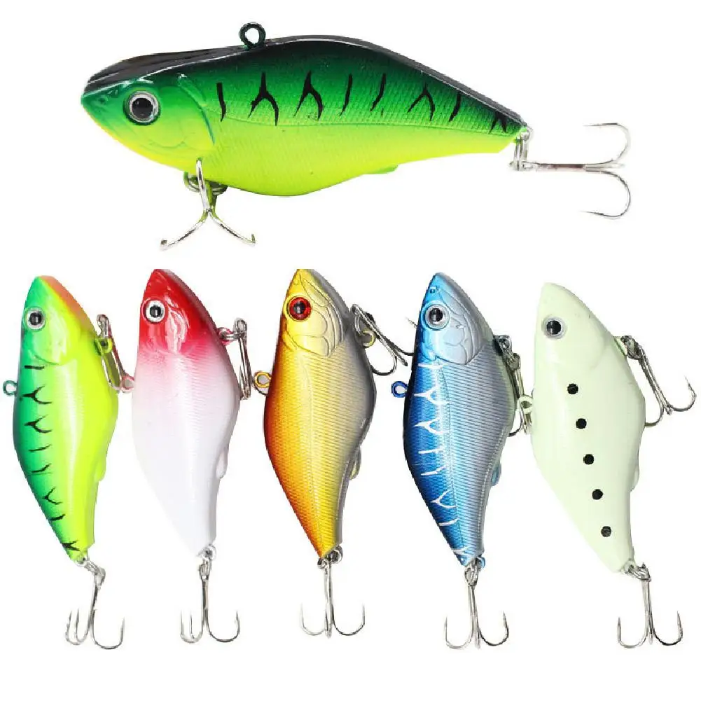 

Fishing Lure 7cm 13g VIB Swing Sinking Bass Bait Black Nickel Hooks Full Swimming Layer Artificial Bait