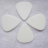 200pcslot 0 46mm0 71mm1 0mm pure white guitar picks solid white blank celluloid guitar picks
