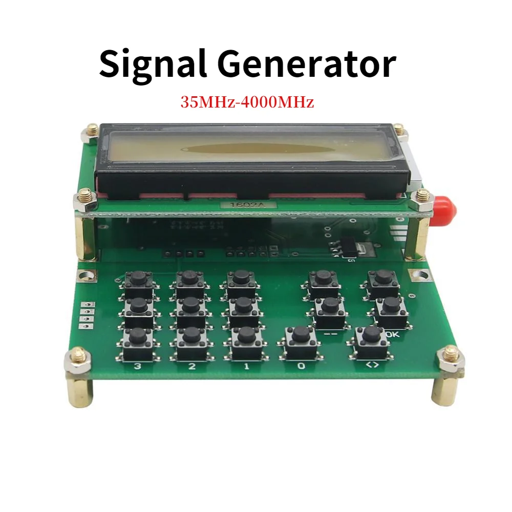 35MHz-4000MHz RF Signal Generator Signal Source ADF4351 VFO HXY D6 V1.02