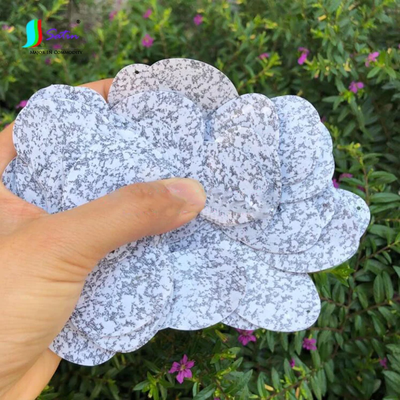 Вес 500 г супер большой размер 28*38 мм цветные овальные блестки модный аксессуар для