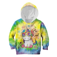 unicorn be 3d printed hoodies kids pullover sweatshirt tracksuit jacket t shirts boy girl cosplay 01