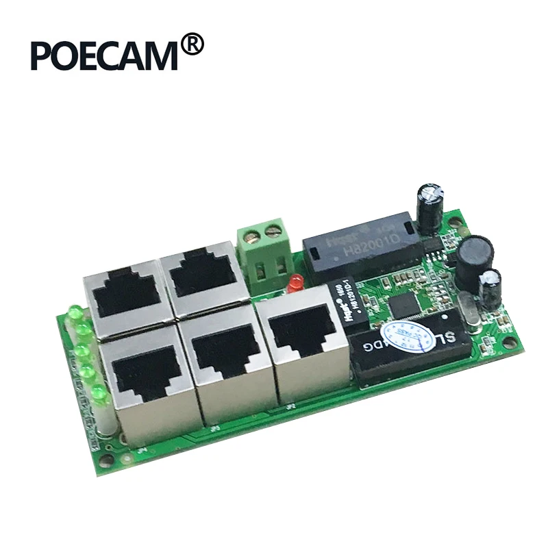 ES2105DI-C3 Мини PCBA Размер 5-разъемное зарядное usb-устройство 10/100 Мбит/с RJ45 порты ethernet модуль коммутатора прямые продажи быстрой коммутации Модуль платы блока программного управления - Цвет: ES2105DI-C3