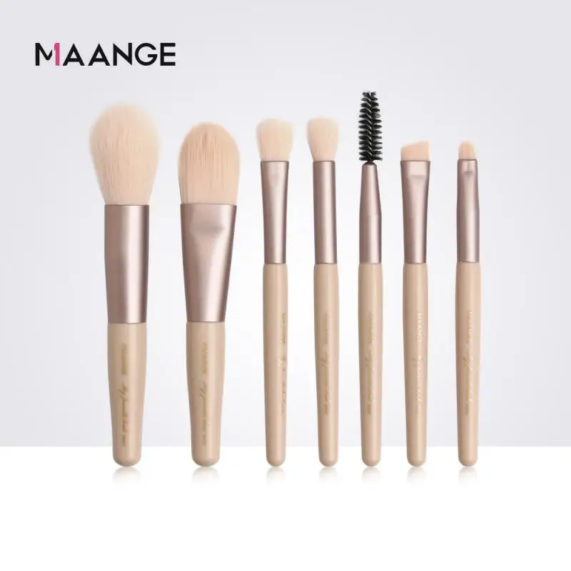 Набор кистей для макияжа 7 шт./лот кисти пудры теней век растушевки подводки глаз
