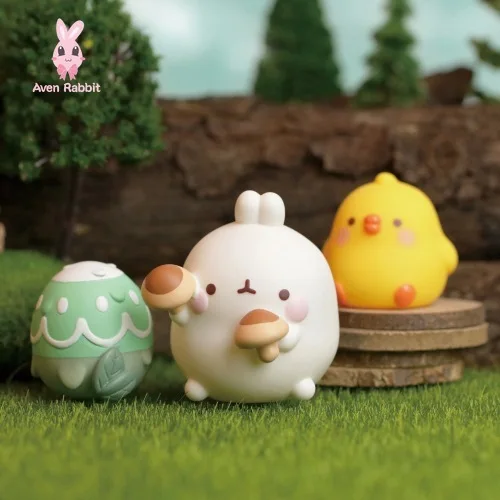 Molang кролик Кемпинг Набор фигурок игрушки Южная Корея экшн-модель подарок на день