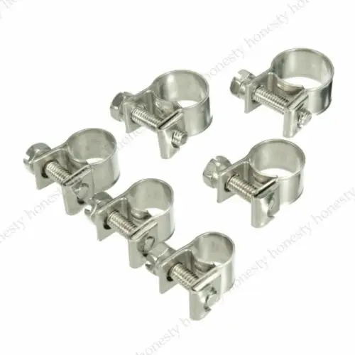 

1Pcs Stainless Steel Mini Fuel Line Pipe Hose Clamp Clip 6mm-33mm All Sizes