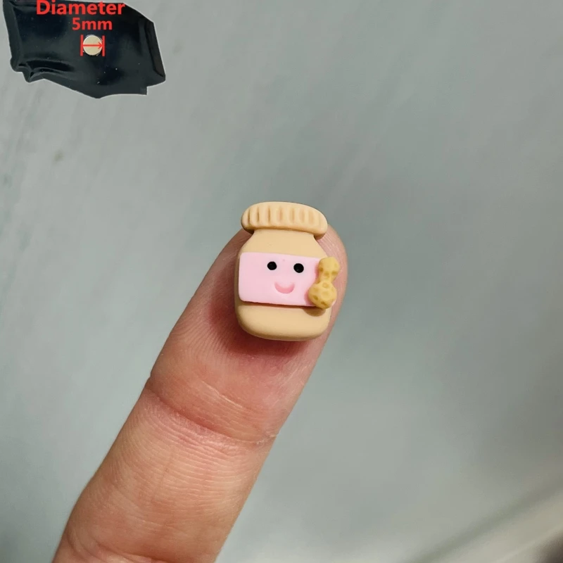 Милый мультяшный стикер из смолы 1 шт. фри банан печенье пончики конфеты кофе