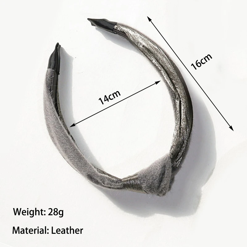 

Fashion Women Hairbands Velvet Leather Hoops 2019 Jewelry Cross Knot Band Tiara Accesorios Mujer Party Ornament Turban Headdress