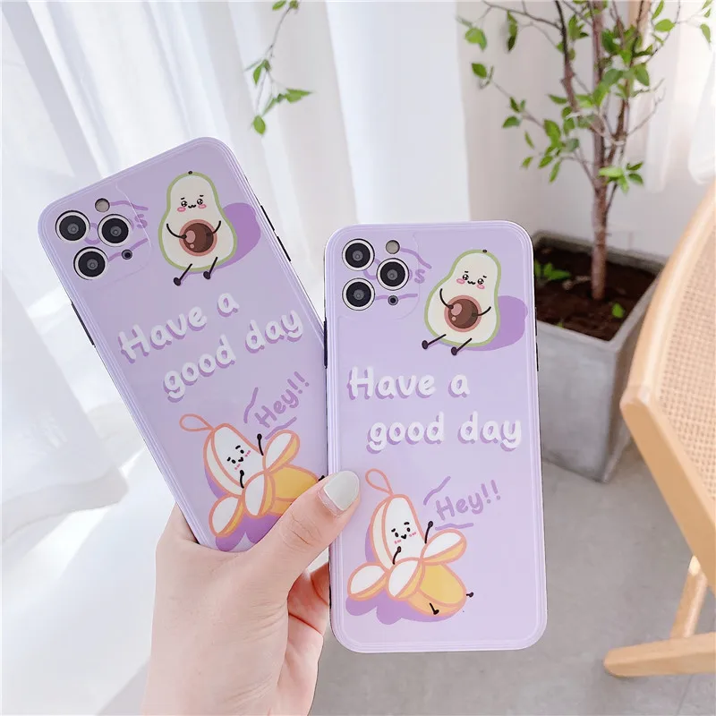 Милый мультяшный мягкий тонкий чехол IMD для iphone 11 pro max 7 8 plus X Xs XR SE 2020 модный