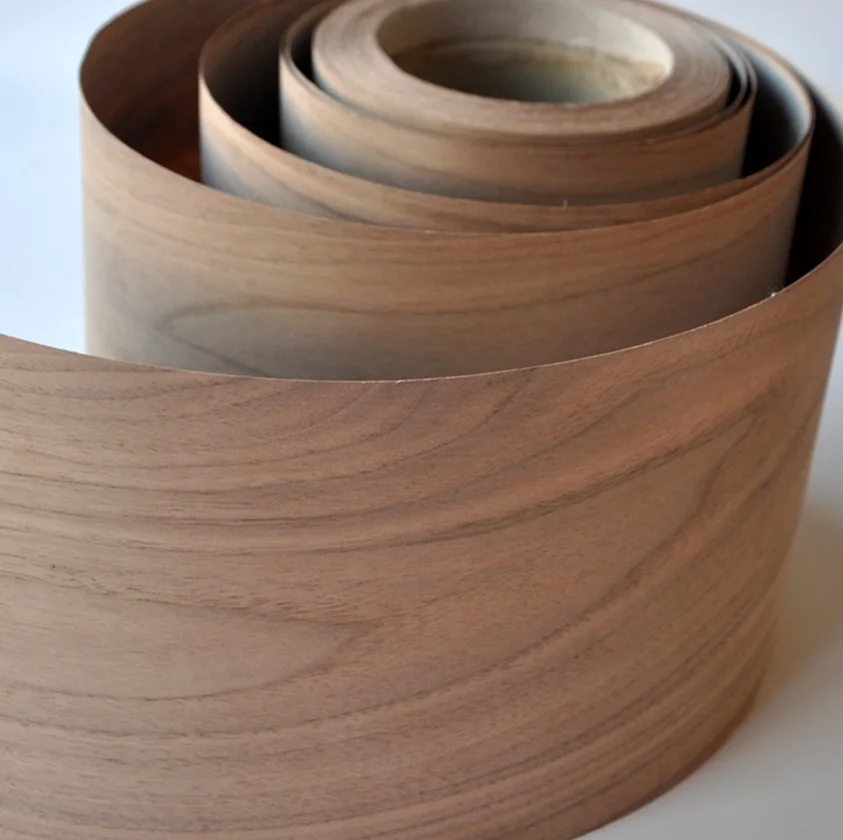 

American Walnut(C.C) Wood Veneers Flooring DIY Furniture Natural Material Bedroom Chair Table Skin More Size hour Veneer