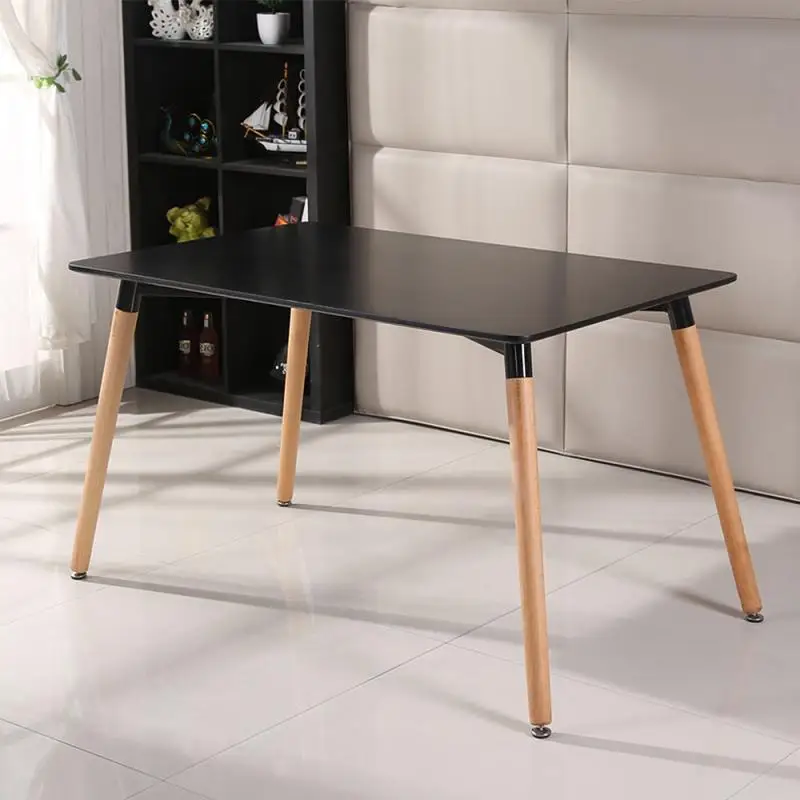 

110*60*75cm Nordic Minimalist Style Dining Table Dining Room Furniture Conference Table Rectangle Coffee Table HWC