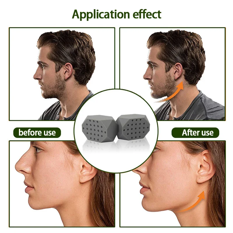 

Facial Toner Jaw Exerciser Jaw Face & Neck Exerciser Helps Reduce Stress Cravings Fitness Balls Portable Fitness Equipment