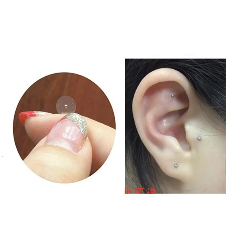 Магнитные частицы/кристалл уха патч Прозрачная Клейкая Лента анти аллергическая