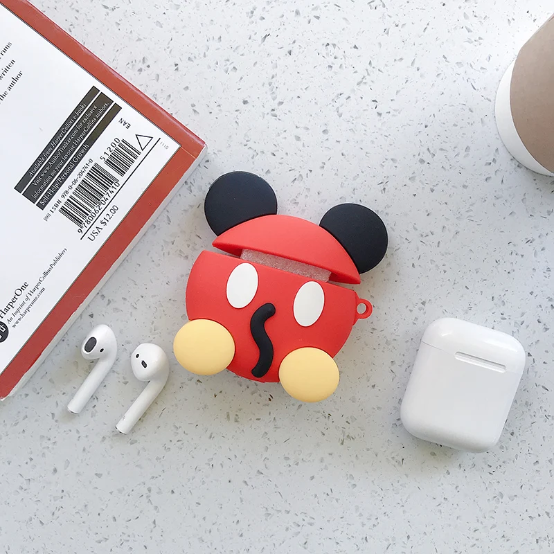 as pic show GIAUSA Airpods сумка с рисунком аниме чехол для наушников силиконовый чехол для Airpods чехол аксессуары чехол для наушников - Color: as pic show