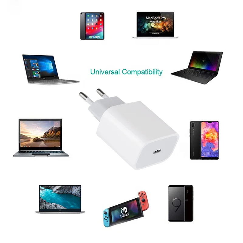

Hot Sale PD Charger 20W Quick Charge 3A Fast Chargers Type C Charger Phone Charging Adapter for Iphone 11,ipad pro,Xiaomi