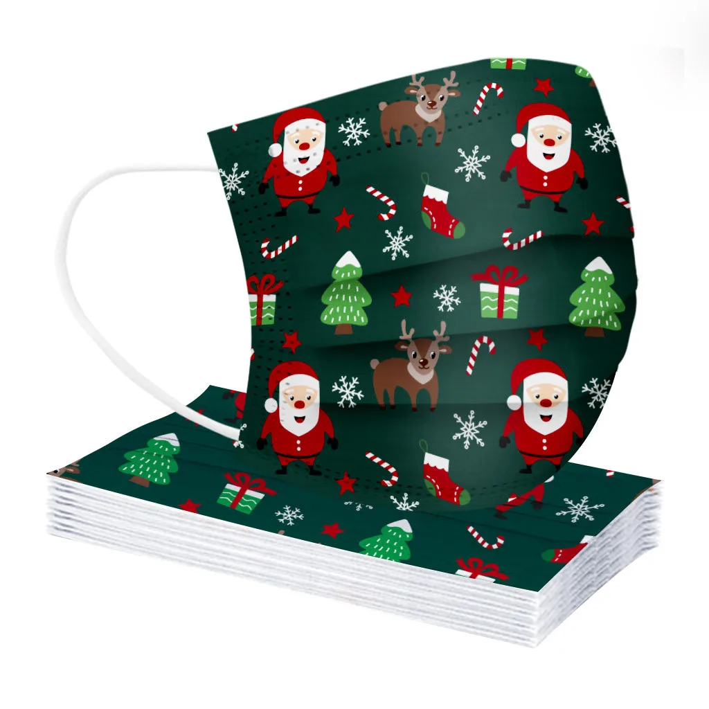 50 шт. разноцветная Пылезащитная маска для детей на Хэллоуин | Детская одежда и