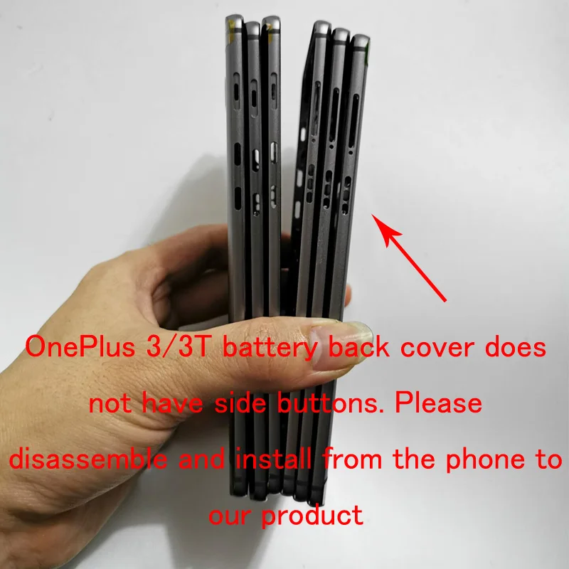 Оригинальный 5 дюймовый серый чехол для Oneplus 3 3T 1 + A3000 a3003 A3010 задняя крышка