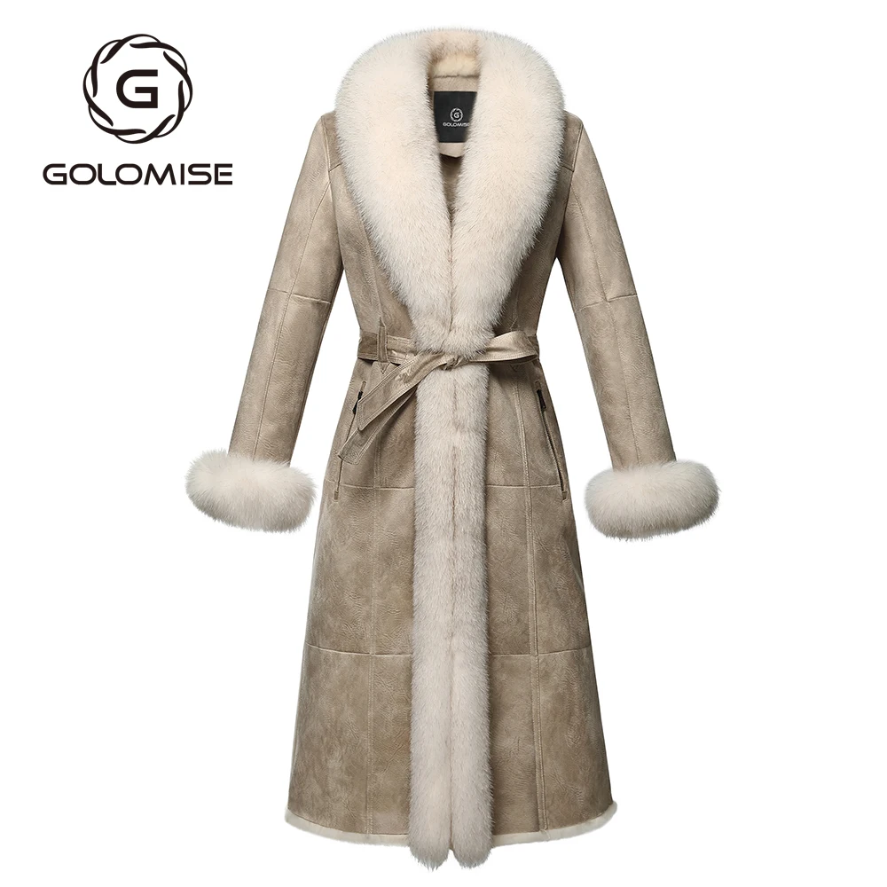 Женская Повседневная куртка из искусственной замши Golomise пальто с подкладкой