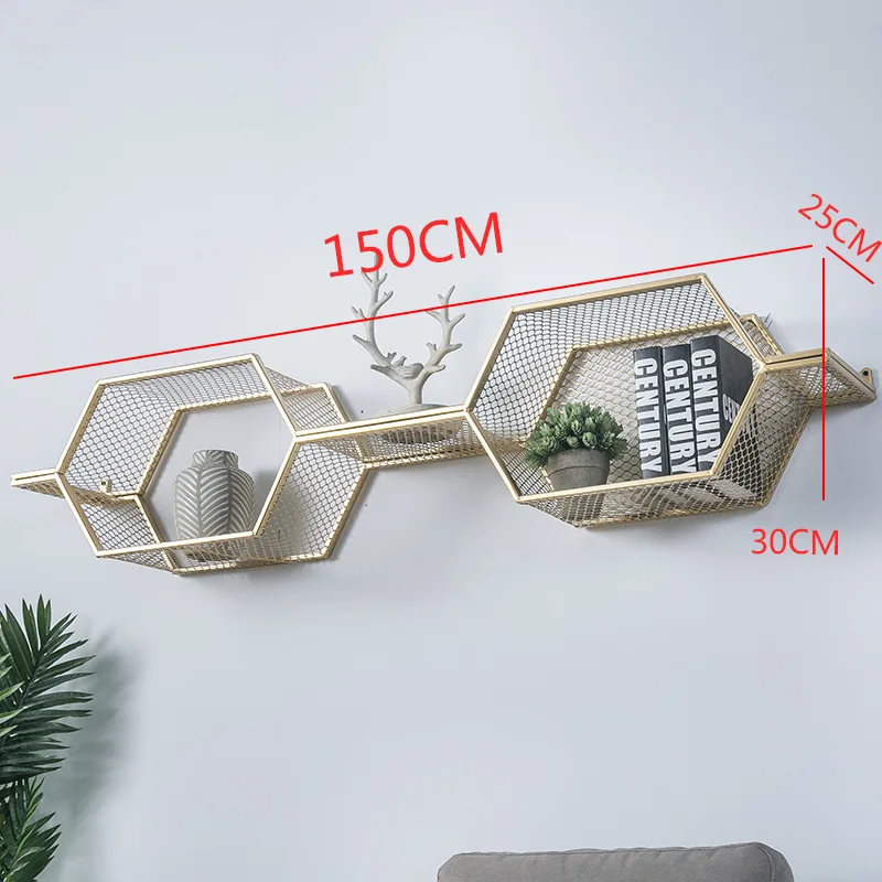 Золотой полый встроенный Diy настенный экран для перегородок книжный шкаф гардероб столовая гостиная офис отель дисплей - Цвет: 2 units A