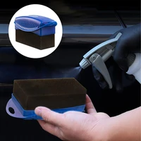 cleaning brush with lid cleaning tool polishing polishing car tire brush sponge brush for car tire