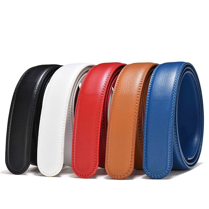 3 0 см ширина натуральная кожа ремень без пряжки для автоматической 50 мужские