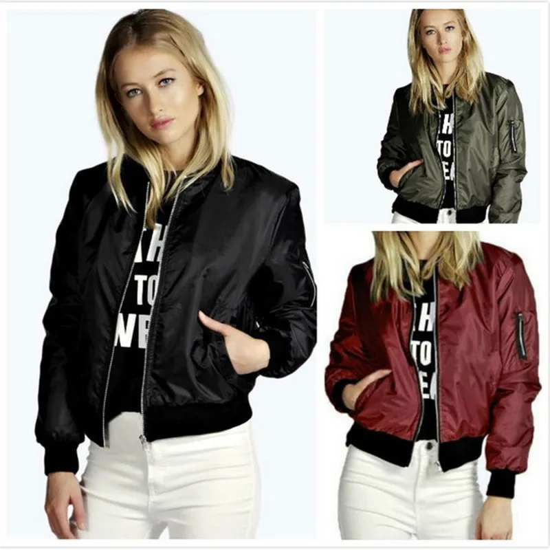 S-3XL мотоциклетная модная короткая женская осенне-зимняя однотонная куртка на